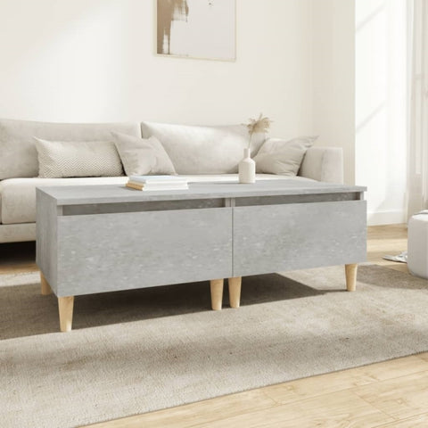 ZNTS Side Tables 2 pcs Concrete Grey 50x46x35 cm Engineered Wood 819509