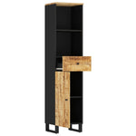 ZNTS Bathroom Cabinet 38x33x160 cm Solid Wood Mango 351998