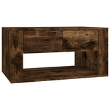 ZNTS Coffee Table Smoked Oak 80x50x40 cm Engineered Wood 816533