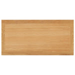 ZNTS Coffee Table 110x55x40 cm Solid Oak Wood 289195