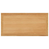 ZNTS Coffee Table 110x55x40 cm Solid Oak Wood 289195