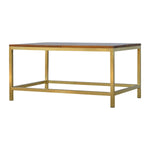 Rectangle Gold Coffee Table IN244