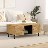 ZNTS Coffee Table 100x54x40 cm Solid Wood Mango 356903