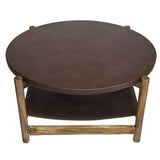 ZNTS Leather sling Coffee Table - leather top Leather GLAD05L