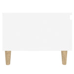 ZNTS Side Tables 2 pcs White 50x46x35 cm Engineered Wood 819501