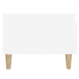 ZNTS Side Tables 2 pcs White 50x46x35 cm Engineered Wood 819501