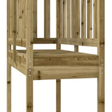 ZNTS Play Tower 52.5x110.5x214 cm Impregnated Wood Pine 826585