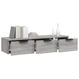 ZNTS Wall Cabinet Grey Sonoma 102x30x20 cm Engineered Wood 817097