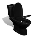 ZNTS Toilet With Cistern Black 240550