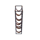 ZNTS Tall leather sling Wine Rack - 5 bottle Leather GLAD02