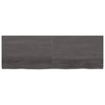 ZNTS Wall Shelf Dark Brown 180x60x cm Treated Solid Wood Oak 363843