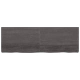 ZNTS Wall Shelf Dark Brown 180x60x cm Treated Solid Wood Oak 363843