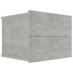 ZNTS Bedside Cabinets 2 pcs Concrete Grey 40x30x30 cm Engineered Wood 801062