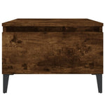ZNTS Side Tables 2 pcs Smoked Oak 50x46x35 cm Engineered Wood 819527