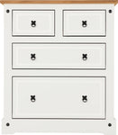 ZNTS Corona 2+2 Drawer Chest 100-102-059