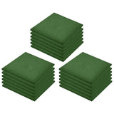 ZNTS Fall Protection Tiles 18 pcs Rubber 50x50x3 cm Green 3053181