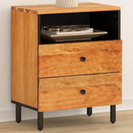 ZNTS Bedside Cabinet 50x33x60 cm Solid Wood Acacia 356865