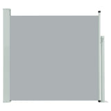 ZNTS Patio Retractable Side Awning 170x300 cm Grey 48368