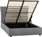 ZNTS Camden Plus 4'6" Storage Bed 200-203-084