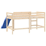 ZNTS Kids' Loft Bed without Mattress with Slide 90x200 cm 835907