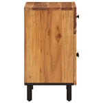 ZNTS Bedside Cabinet 50x33x60 cm Solid Wood Acacia 356866