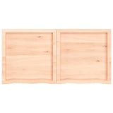 ZNTS Wall Shelf 120x60x cm Untreated Solid Wood Oak 363579