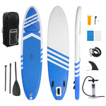 ZNTS Inflatable Paddle Boards Stand Up 10.5'x30 x6 ISUP Surf Control Non-Slip Deck Standing Boat Blue 77226142