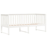 ZNTS Day Bed without Mattress White 80x200 cm Solid Wood Pine 840398