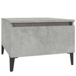 ZNTS Side Tables 2 pcs Concrete Grey 50x46x35 cm Engineered Wood 819525