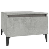 ZNTS Side Tables 2 pcs Concrete Grey 50x46x35 cm Engineered Wood 819525