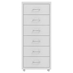 ZNTS Mobile File Cabinet Grey 28x41x69 cm Metal 335917