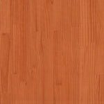 ZNTS Coffee Table Wax Brown 80x50x40 cm Solid Wood Pine 844469