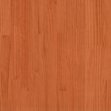 ZNTS Coffee Table Wax Brown 80x50x40 cm Solid Wood Pine 844469