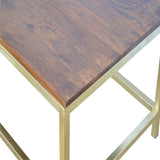 Rectangle Gold Coffee Table IN244