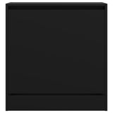 ZNTS Shoe Cabinet Black 60x34x63.5 cm Engineered Wood 839939