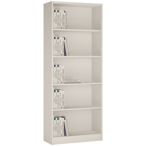 4 You Tall Wide Bookcase in Pearl White 4059321