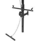 ZNTS Wall-mounted Power Tower with Barbell and Dumbbell Set 30.5 kg 275358