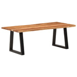 ZNTS Coffee Table 110x55x40 cm Solid Wood Acacia 374951