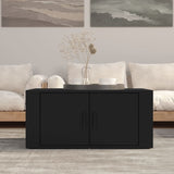 ZNTS Coffee Table Black 80x50x36 cm Engineered Wood 816513