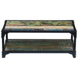 ZNTS Coffee Table Solid Reclaimed Wood 243272