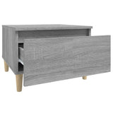 ZNTS Side Tables 2 pcs Grey Sonoma 50x46x35 cm Engineered Wood 819513