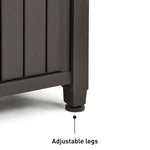 ZNTS Keter Multifunctional Outdoor Table for BBQ Unity XL Woodlook 404249