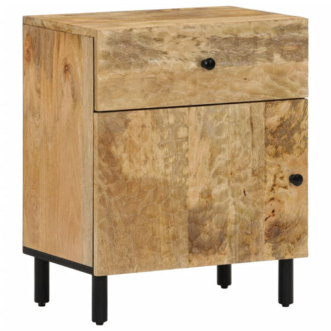 ZNTS Bedside Cabinet 50x33x60 cm Solid Wood Mango 356899