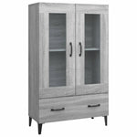 ZNTS Highboard Grey Sonoma 70x31x115 cm Engineered Wood 817481