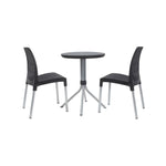 ZNTS Keter Bistro Set Chelsea Graphite 223562 420031