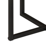 ZNTS Coffee Table 55x55x45 cm Solid Wood Acacia and Iron 372741