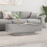 ZNTS Coffee Table Grey Sonoma 100x49.5x31 cm Engineered Wood 833894