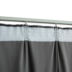 ZNTS Blackout Curtain with Hooks Velvet Anthracite 290x245 cm 134503