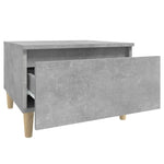ZNTS Side Tables 2 pcs Concrete Grey 50x46x35 cm Engineered Wood 819509