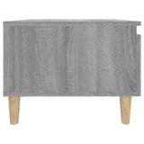 ZNTS Side Tables 2 pcs Grey Sonoma 50x46x35 cm Engineered Wood 819513